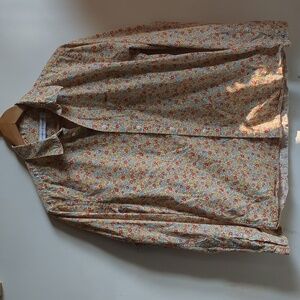 National Standards Shirt Floral Long Sleeve Button Up Medium
